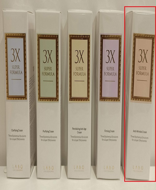 LABO 3X SUPER FORMULA ANTI-WRINKLE CREAM DISPENSER 30 ML - pharmaluna