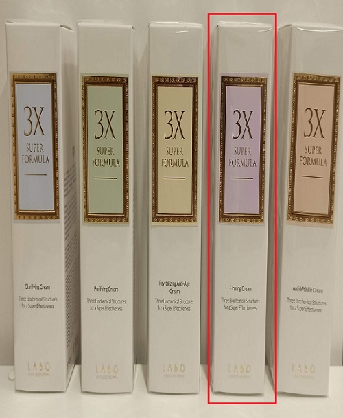 LABO 3X SUPER FORMULA FIRMING VIALS CREAM DISPENSER 30 ML - pharmaluna