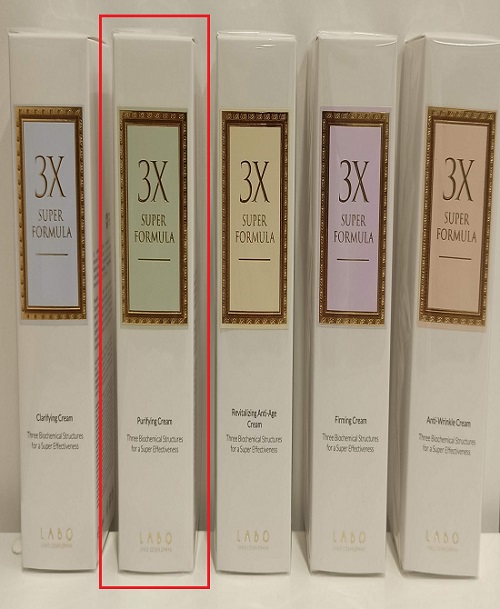 LABO 3X SUPER FORMULA PURIFYING CREAM DISPENSER 30 ML - pharmaluna