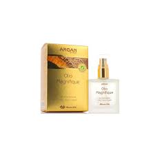 ARGAN OLIO MAGNIFIQUE PER VISO CORPO CAPELLI FLACONE VETRO CON POMPETTA IN ASTUCCIO - pharmaluna