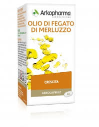 ARKOPHARMA OLIO FEGATO MERLUZZO 60 PERLE ARKOCAPSULE - pharmaluna