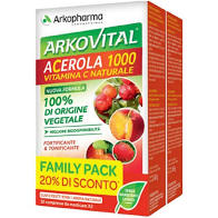 ARKOVITAL ACEROLA 1000 PACK FAMILY 60 COMPRESSE - pharmaluna