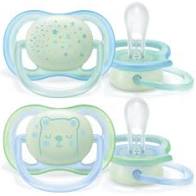 AVENT SUCCHIETTO ULTRA AIR NIGHT 0-6 MESI 2 PEZZI - pharmaluna