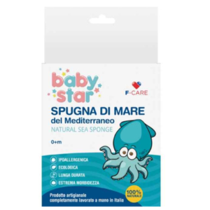 BABYSTAR SPUGNA MARE NATURALE 10 CM - pharmaluna