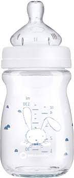 BEBE CONFORT BIBERON IN VETRO DA 130 ML TETTARELLA IN SILICONE T0 SWEET BUNNY - pharmaluna
