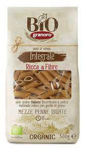 BIOLOGICA INTEGRALE GRANORO MEZZE PENNE RIGATE 500 G - pharmaluna