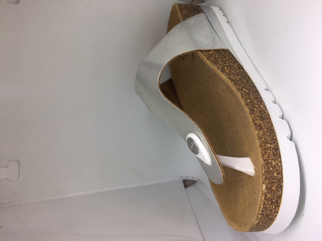 SCHOLL GLAM SS 1 SYNTHETIC LAMINATED SILVER numero 40  - pharmaluna