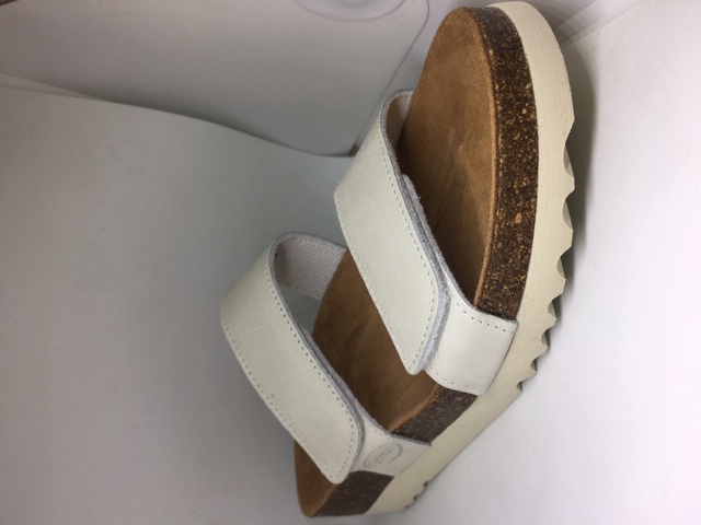 SCHOLL LUSAKA LEATHER COLORE BIANCO NUMERO 38  - pharmaluna