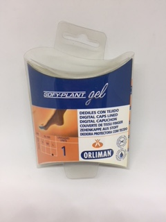 CAPPUCCIO PROTEGGI DITA IN GEL RIVESTITO, MISURA L - pharmaluna