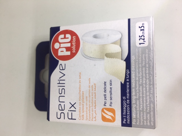 CEROTTO IN ROCCHETTO SENSITIVE FIX 1,25X500 CM - pharmaluna