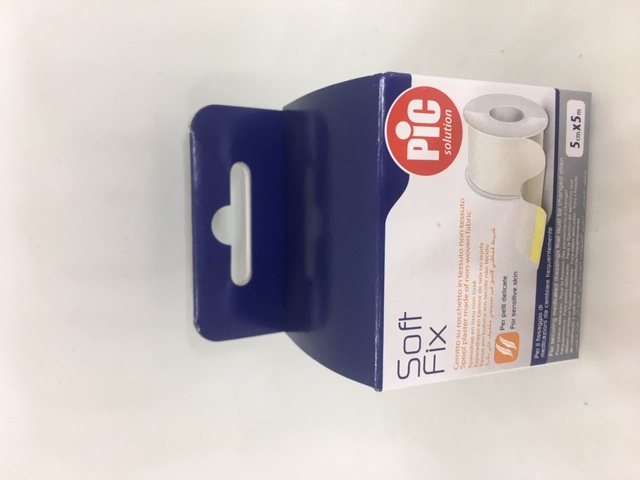 CEROTTO IN ROCCHETTO SOFT FIX 5X500 CM CON FUSTELLA - pharmaluna