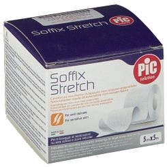 CEROTTO IN ROTOLO PIC SOFFIX STRETCH TESSUTO NON TESSUTO ESTENDIBILE 5X500 CM  - pharmaluna