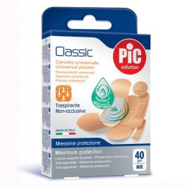 CEROTTO PIC CLASSIC MIX ANTIBATTERICO 40 PEZZI - pharmaluna