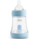 CHICCO BIBERON PERFECT 5 BOY 150 ML IN SILICONE 1 FORO 0+ - pharmaluna