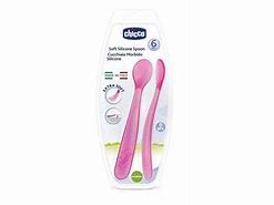 CHICCO CUCCHIAIO SILICONE FEMMINILE BI PACK 6M+ - pharmaluna