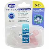 CHICCO GOMMOTTINO GIRL SILICONE 0-2 MESI 2 PEZZI ITA C - pharmaluna
