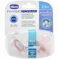 CHICCO GOMMOTTINO GIRL SILICONE 2-6 MESI 2 PEZZI ITA C - pharmaluna