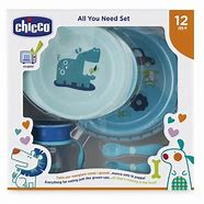 CHICCO SET PAPPA 12 MESI+ AZZURRO - pharmaluna