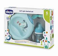 CHICCO SET PAPPA 6 MESI+ AZZURRO - pharmaluna