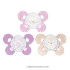 CHICCO SUCCHIETTO COMFORT GIRL IN SILICONE 6-16 MESI 2 PEZZI - pharmaluna