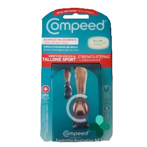 COMPEED CEROTTO PER VESCICHE TALLONE SPORT 5 PEZZI - pharmaluna