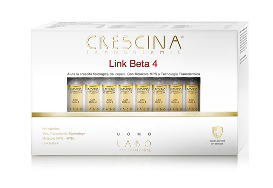 CRESCINA LINK BETA 4 TRANSDERMIC 200 UOMO 20 FIALE 3,5ML - pharmaluna