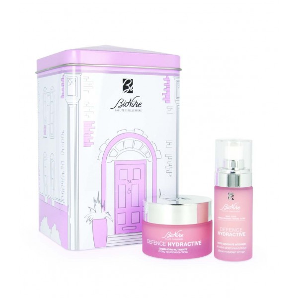 BIONIKE DEFENCE HYDRACTIVE KIT NATALE 2020 1 CREMA IDRO NUTRIENTE 50 ML + 1 SIERO IDRATANTE INTENSIVE 30 ML - pharmaluna