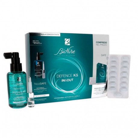 DEFENCE KS BIPACK TRATTAMENTO ANTICADUTA + INTEGRATORE 30 COMPRESSE - pharmaluna