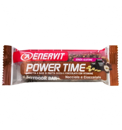 ENERVIT POWER TIME BARRETTA SENZA GLUTINE AL CIOCCOLATO 1 PEZZO - pharmaluna