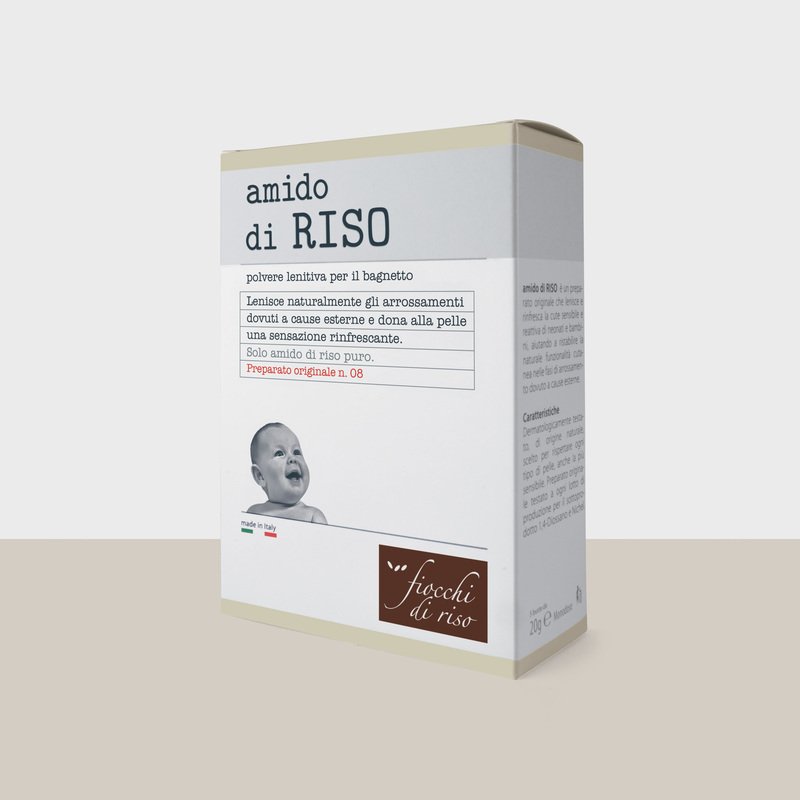 FIOCCHI DI RISO AMIDO DI RISO POLVERE LENITIVO 100 G - pharmaluna