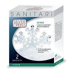 GHIACCIO ISTANTANEO SILVER CROSS, 2 BUSTE TNT 13,5x18 CM - pharmaluna