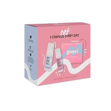 GOOVI SET CREMA PELLI MAT + MOUSSE + POCHETTE - pharmaluna