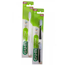 GUM ACTIVITAL SONIC SPAZZOLINO BATTERIA ADULTI RICAMBI 2 PEZZI - pharmaluna