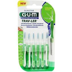 GUM TRAV-LER 1,1 SCOVOLINO 6 PEZZI - pharmaluna
