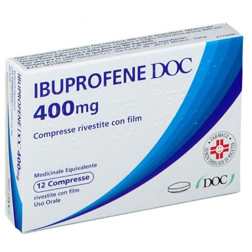 IBUPROFENE DOC*12CPR RIV 400MG - pharmaluna