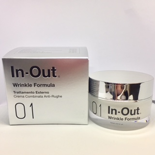 IN OUT 01 WRINKLE FORMULA CREMA COMBINATA ANTI RUGHE TRATTAMENTO ESTERNO EMULSIONE 50 ML - pharmaluna