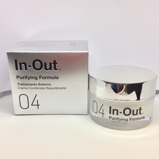 IN OUT 04 PURIFYING FORMULA CREMA COMBINATA RIEQUILIBRANTE TRATTAMENTO ESTERNO EMULSIONE 50 ML - pharmaluna
