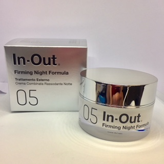 IN OUT 05 FIRMING NIGHT FORMULA CREMA COMBINATA RASSODANTE NOTTE TRATTAMENTO ESTERNO EMULSIONE 50 ML - pharmaluna
