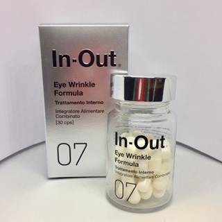 IN OUT 07 EYE WRINKLE FORMULA INTEGRATORE ALIMENTARE COMBINATO TRATTAMENTO INTERNO INTEGRATORE ALIMENTARE 30 CAPSULE - pharmaluna