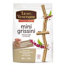 LE VENEZIANE MINIGRISSINI GRANO SARACENO INTEGRALE CON AMARANTO 250 G - pharmaluna