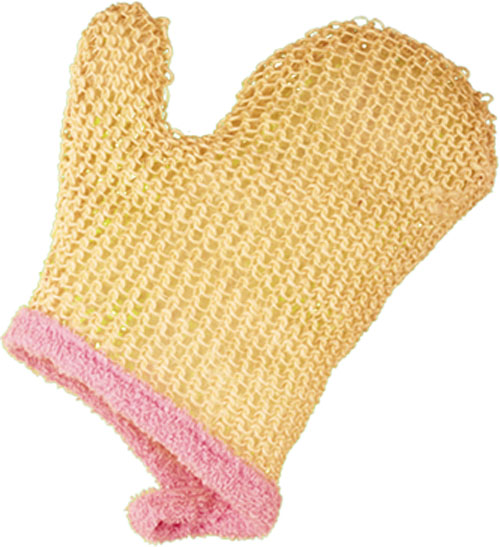 MANOPOLA PER PEELING NATURALE IN LOOAFH E COTONE - pharmaluna