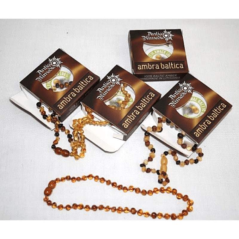 MIA ARMONIA FORTEZZA DI BENESSERE COLLANA ADULTO COGNAC - pharmaluna