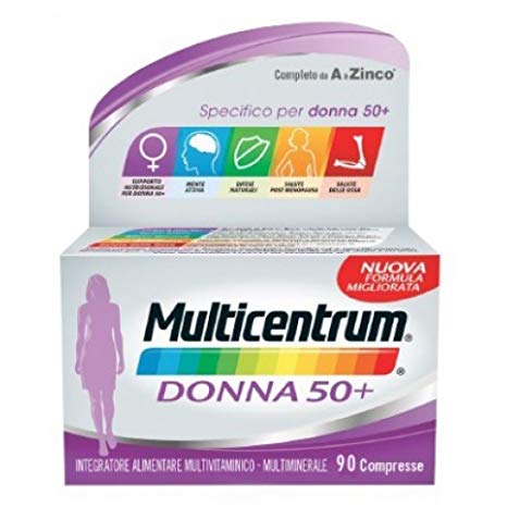 MULTICENTRUM DONNA 50+ 90 COMPRESSE - pharmaluna