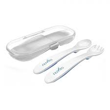 NUVITA SET ASTUCCIO POSATE BLU - pharmaluna