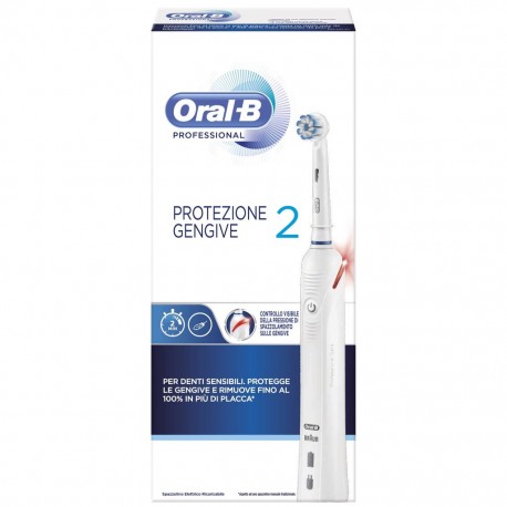 ORAL-B POWER PRO 2 PROTEZIONE GENGIVE SPAZZOLINO - pharmaluna