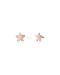 ORECCHINO PIATTO STELLA ROSA - pharmaluna