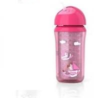 AVENT TAZZA TERMICA CON CANNUCCIA DECORATA 260 ML ROSA - pharmaluna