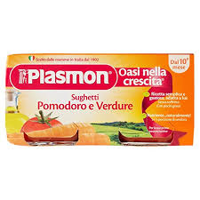 PLASMON SUGHETTO POMODORO E VERDURE 80 G X 2 PEZZI - pharmaluna