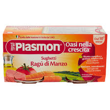 PLASMON SUGHETTO RAGU' DI MANZO 80 G X 2 PEZZI - pharmaluna
