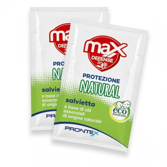 PRONTEX MAX DEFENSE SALVIETTINE NATURAL 6 PEZZI - pharmaluna